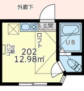 ユナイト保土ヶ谷チェンバレン【2階】の間取り