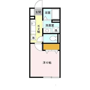 大阪府堺市堺区中向陽町1【アパート】の間取り