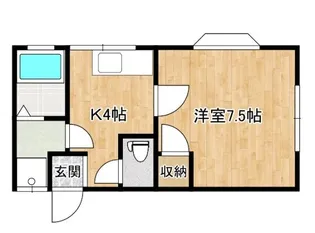 アザレアハイム【2階】の間取り