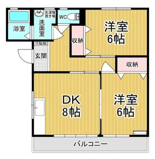 レジデンス大森C【2階】の間取り