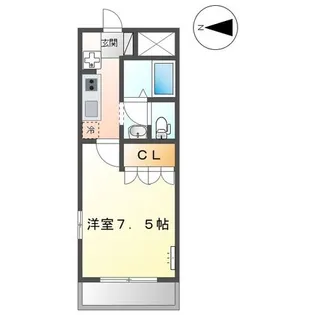 愛知県名古屋市守山区吉根3【アパート】の間取り