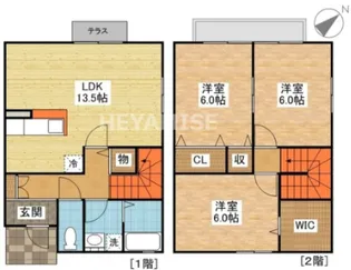 メゾン・ラ・パトリアCの間取り