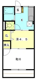 ジュネス【2階】の間取り