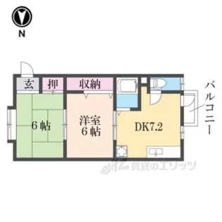 リバーサイド100【2階】の間取り