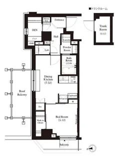 アーバンパーク江古田の森【5階】の間取り