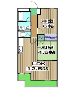 カルム常盤【2階】の間取り