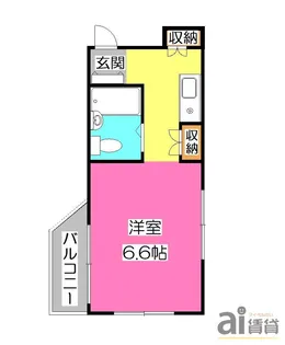埼玉県所沢市大字北秋津【マンション】の間取り
