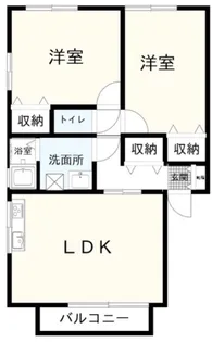 ソレイユ【2階】の間取り