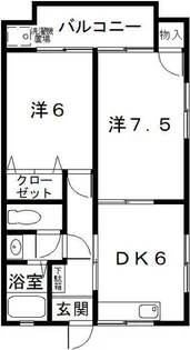 鴻ノ巣ハイツ【1階】の間取り