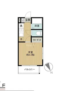 1Kの間取り画像