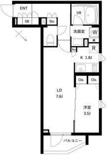 コンポジット千石【3階】の間取り