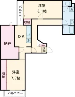 ベルシード板橋蓮根アンベリール【4階】の間取り