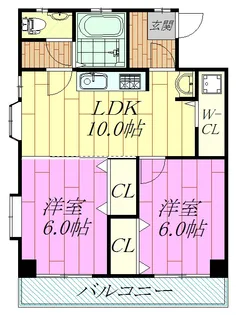 シャンテ・マキ【2階】の間取り