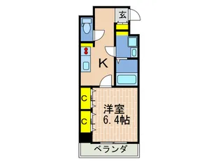 Maris Kobe【2階】の間取り