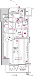 1Kの間取り画像