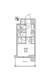 ディームス日本橋水天宮【7階】の間取り