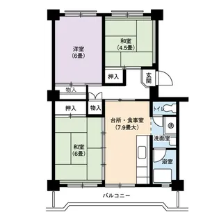 UR水草【1階】の間取り