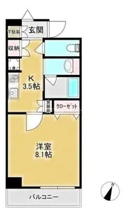 埼玉県さいたま市大宮区桜木町4【マンション】の間取り