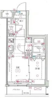 クレヴィスタ武蔵中原II【3階】の間取り
