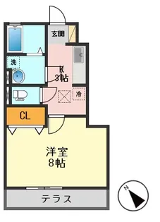 東京都葛飾区東金町3【アパート】の間取り