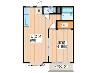 ペントハウス11【4階】の間取り