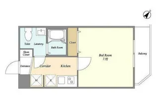 東京都台東区池之端4【マンション】の間取り