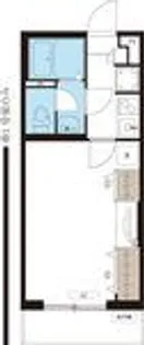 リブリ・ルームス弁天3-IV【2階】の間取り