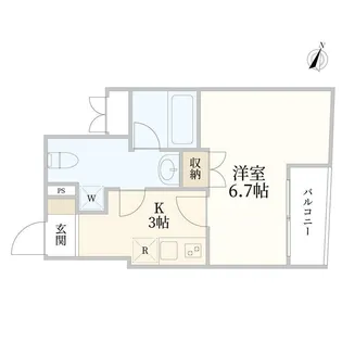 サウス・レジデンス目黒【4階】の間取り