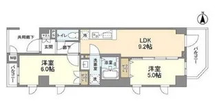 アジュールテラス中野新橋【8階】の間取り