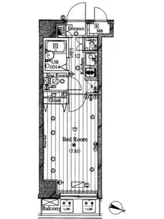 Le-lion Shinjuku-Ochiai【5階】の間取り