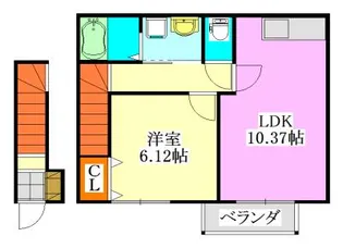 プレジオ樹【2階】の間取り