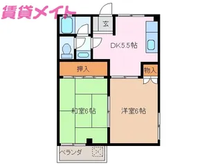 コーポアールビー【3階】の間取り