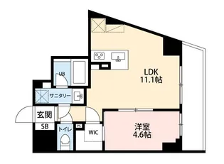 ミルーナヒルズD駒込【5階】の間取り