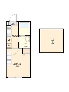 Bloom鴨居【1階】の間取り