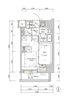 東京都江東区住吉1【マンション】の間取り