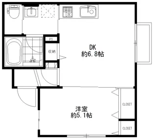 ラヴィータ青山【1階】の間取り