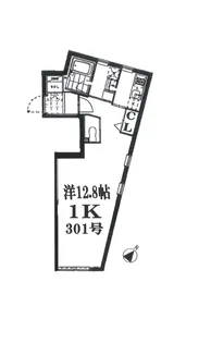 広尾フェリシタ【3階】の間取り