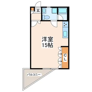 ウプサラヴィレッヂ【3階】の間取り