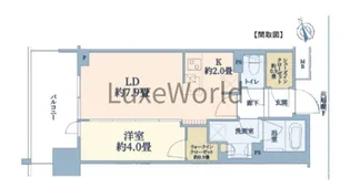 神奈川県横浜市神奈川区羽沢南2【マンション】の間取り