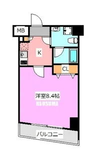 プレール・ドゥーク上中里【2階】の間取り