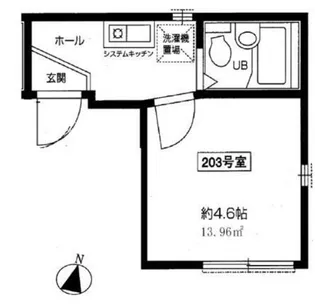 レット・イット・ビー【2階】の間取り