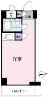 パレドール八王子【6階】の間取り