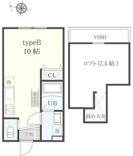 神奈川県横浜市中区山手町【アパート】の間取り