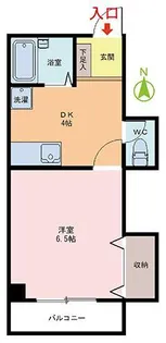 グランブルー【1階】の間取り