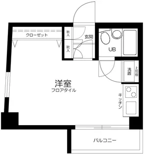 東京都目黒区駒場1【マンション】の間取り