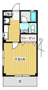 ヴィラ・グランベール2【1階】の間取り