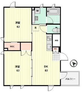 エステート南砂町【3階】の間取り
