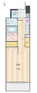 ニューガイアリルーム東葛西No.76【4階】の間取り
