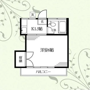 ロッキーハイツ【2階】の間取り