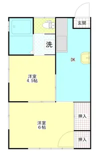 アンジュ エール【1階】の間取り